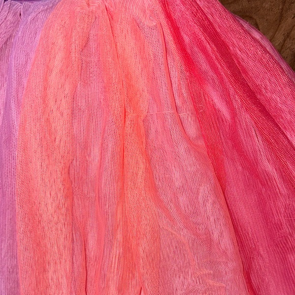 Cat & Jack Pink and Orange Tulle Dress size 5t - Picture 4 of 4